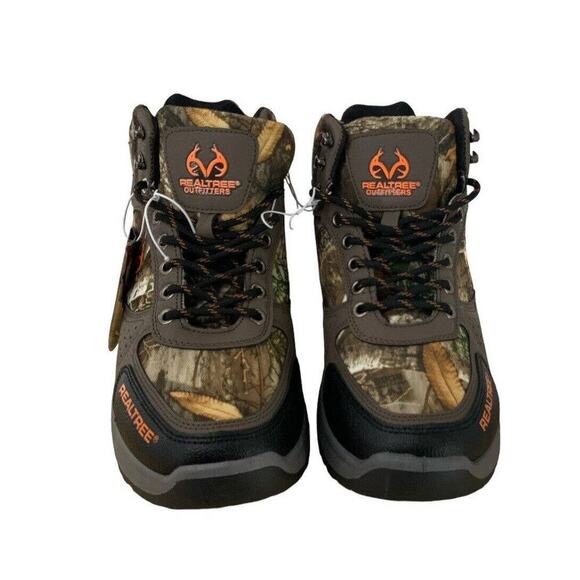 Realtree Outfitters Trace Boots Camouflage Brown Mens Size 9.5 Fishing Hunting - Picture 4 of 8